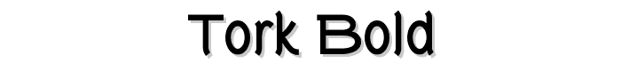 Tork Bold font